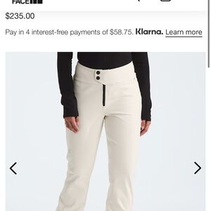 The north face “Snoga” yoga ski pants